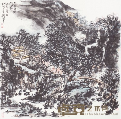 范瓦夏 云白柴门深 69*69