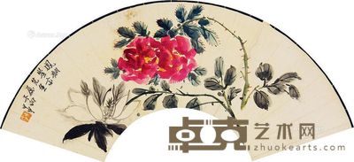 黄宾虹 花卉 51×15cm