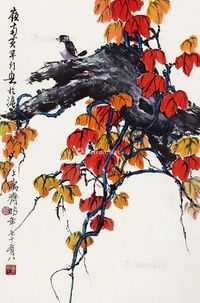 黄幻吾 花鸟