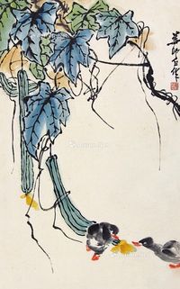娄师白 花鸟