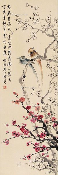 白蕉 花鸟
