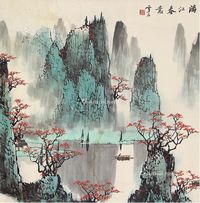 白雪石 满江春意
