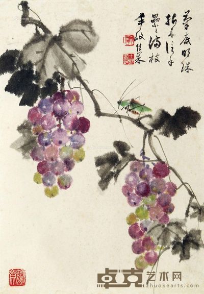 许士骐 笔底明珠 34×23.5cm