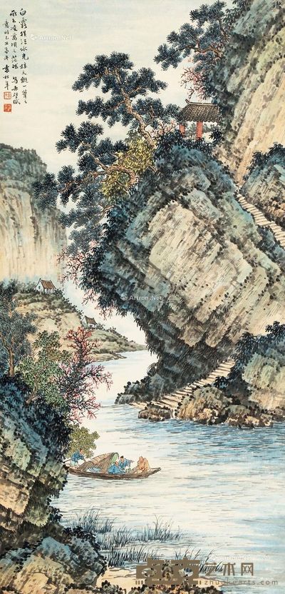 袁松年 赤壁赋 99×48cm