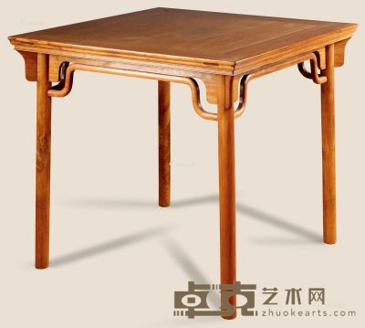 近代 黄花梨明式方桌 86×86×82cm