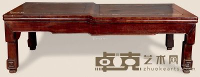 清 红木长方地桌 99.5×47×32cm
