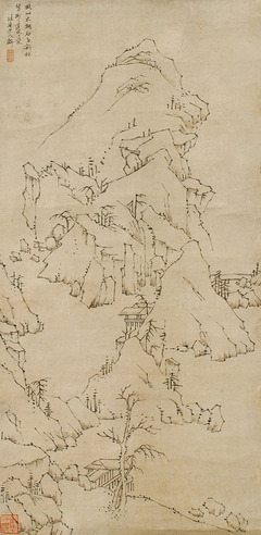 邹之麟 山水