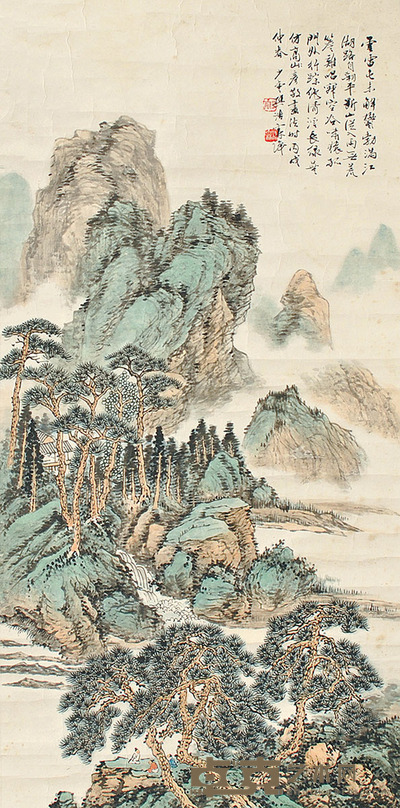 樊浩霖 山水 96×47cm