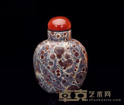 清 报子石鼻烟壶 高7.5cm