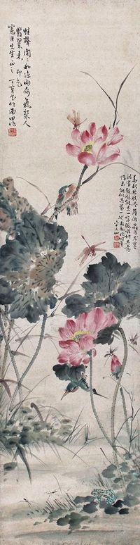 丁宝书 花鸟