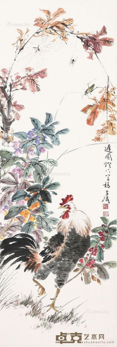 王雪涛 大吉图 101×34cm