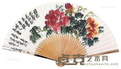 吴昌硕 国色天香 10×35cm