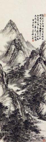 祁大夔 龙兴寺图