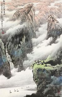 庞泰嵩 山水