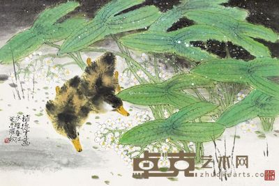 林德才 水暖春江 45.5×68cm