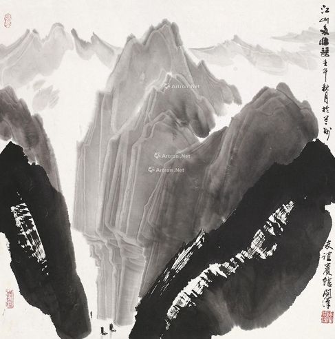 李问汉 山水