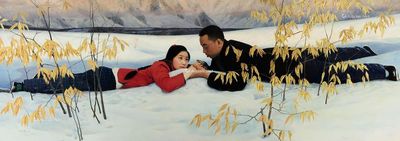 王沂东 2003年作 天上人间 油画画布