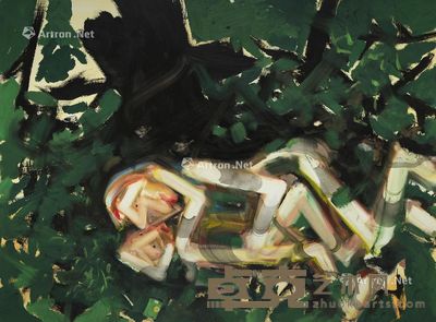 小西纪行 2014年作 无题 油画画布 145.5×194cm
