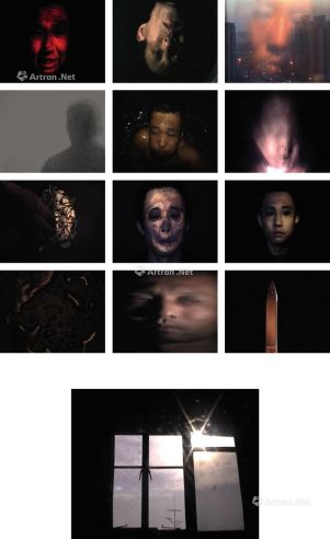 李永斌 1995至2001年作 脸系列 （No.1，2，4，5，6，7，8，9，10，11，12，14） 及太阳 （共十三件作品） Betacam带及DVD （每件）