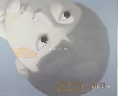 张晓刚 2002年作 我的回忆2号 版画 镜框 --