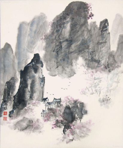 吴丽珠 山水