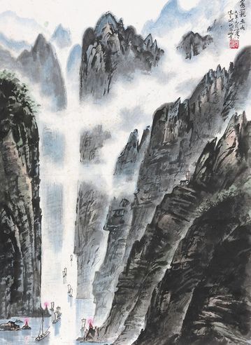 李问汉 山水