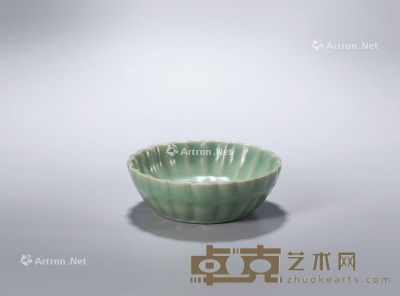 元 龙泉窑青釉竹节洗 直径10.8cm