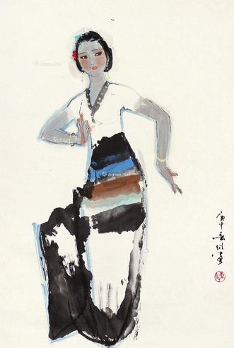 陈衍宁 仕女