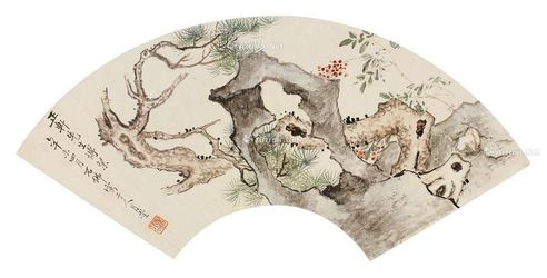 赵浩公 天竹松石