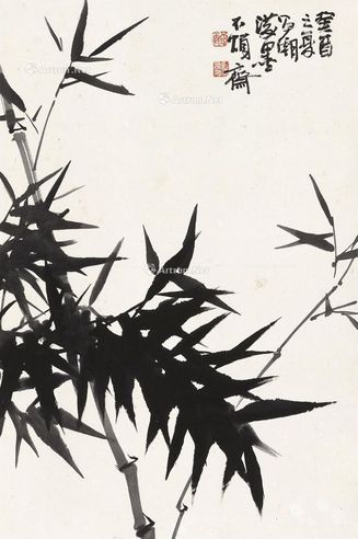 刘昌潮 墨竹