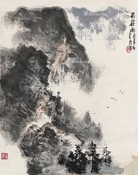 李文信 蜀山欲雨