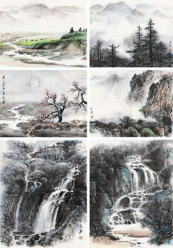 苏起龙 山水