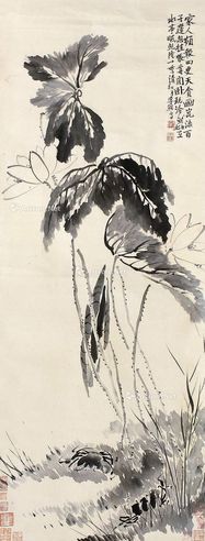 李鱓 荷花