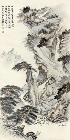 郑午昌 山水