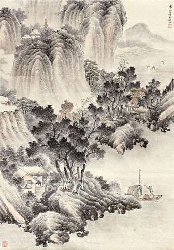 董邦达 山水