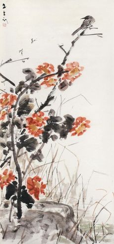 陈文希 花鸟