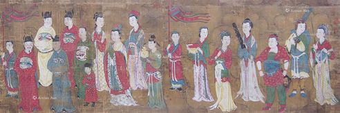顾闳中 进贡图