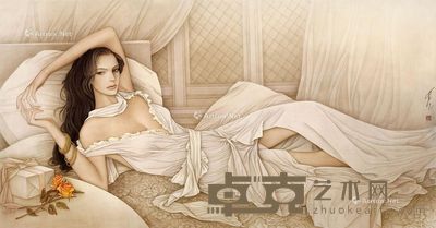 冯长江 睡美人 89×170cm