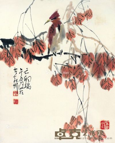 李道熙 珍珠鸟 46×70cm