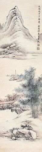 缪嘉惠 山水