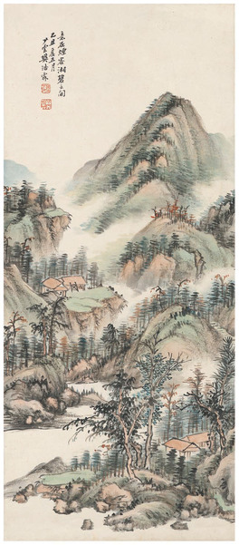 樊浩霖 春江烟云图