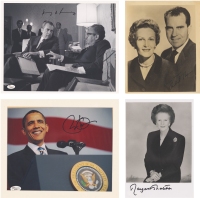 尼克松夫妇 贝拉克·奥巴马 基辛格 撒切尔夫人 签名照