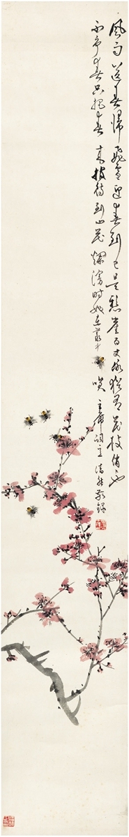 潘君诺 红梅蜜蜂图