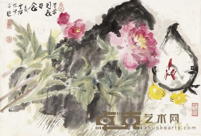 俞云阶 富贵大吉 66×45cm