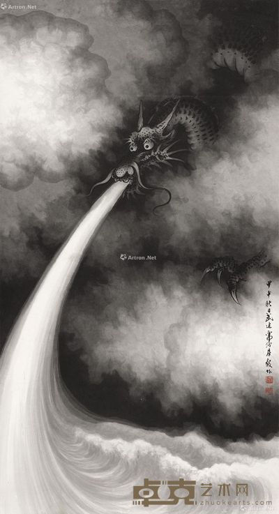 房毅 龙 148×80cm