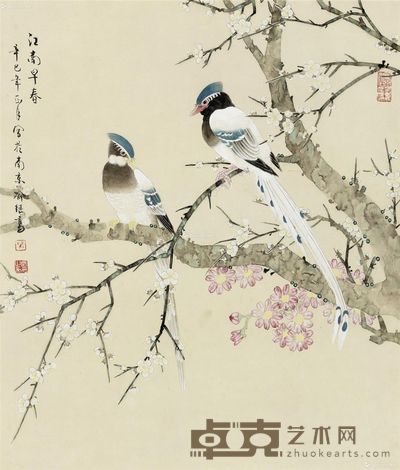 喻继高 江南早春 67×57cm?