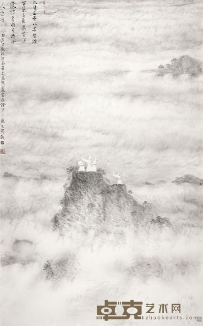 邹蓝天 放飞心情 198×123m