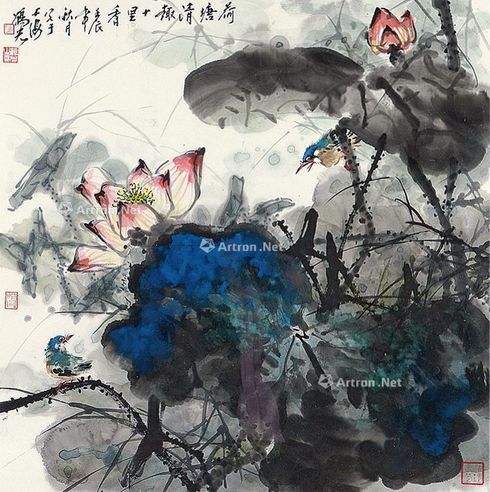 应鹤光 花鸟