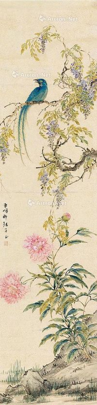 翟继昌 花鸟