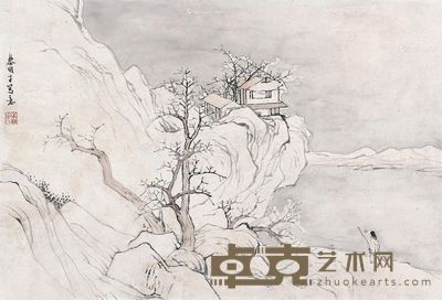 黎雄才 山水 27×40.5cm